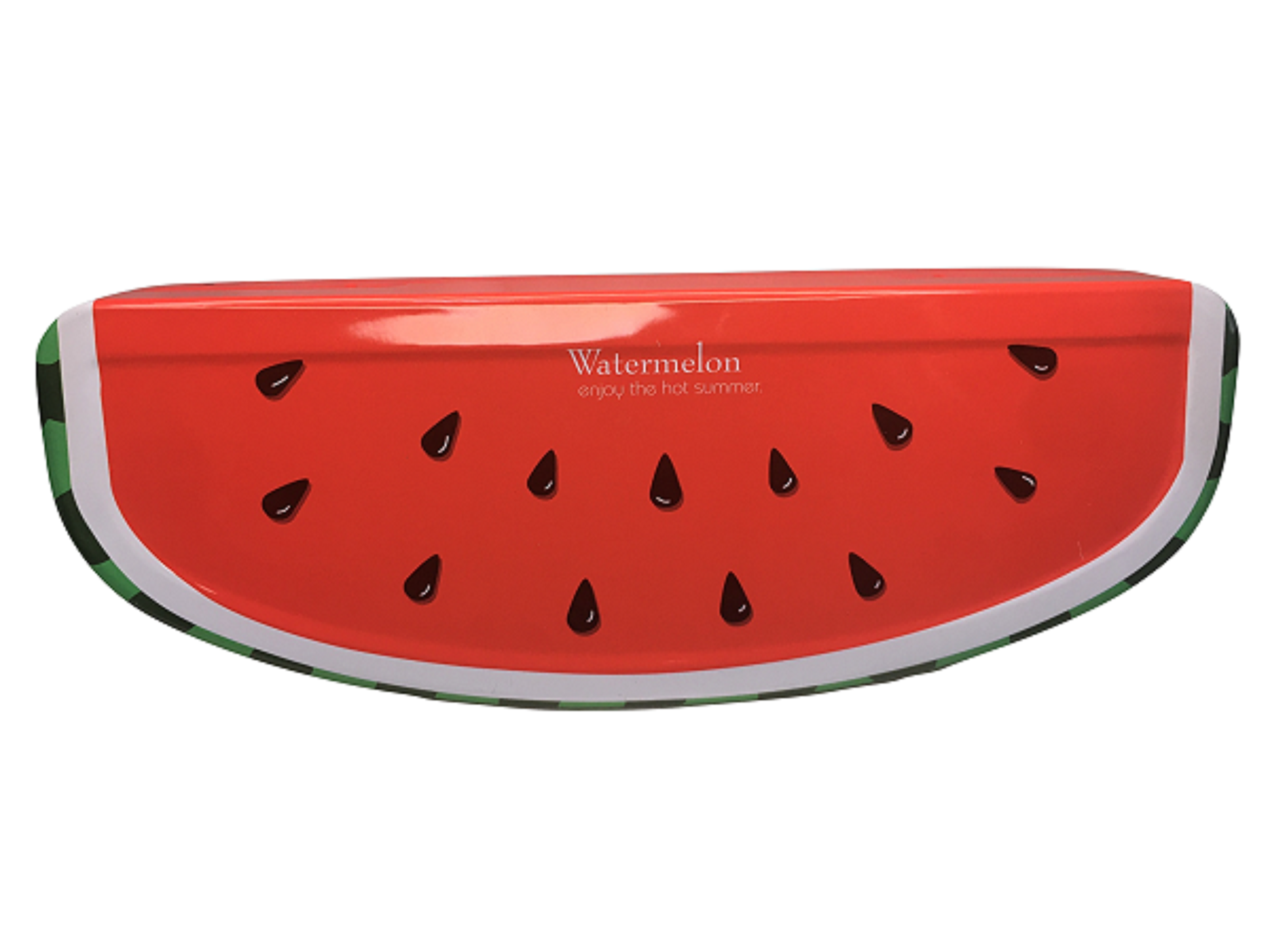 Foto 2 pulgar | Estuche Lapicero Escolar De Aluminio En Forma De Frutas Sandía  Rojo