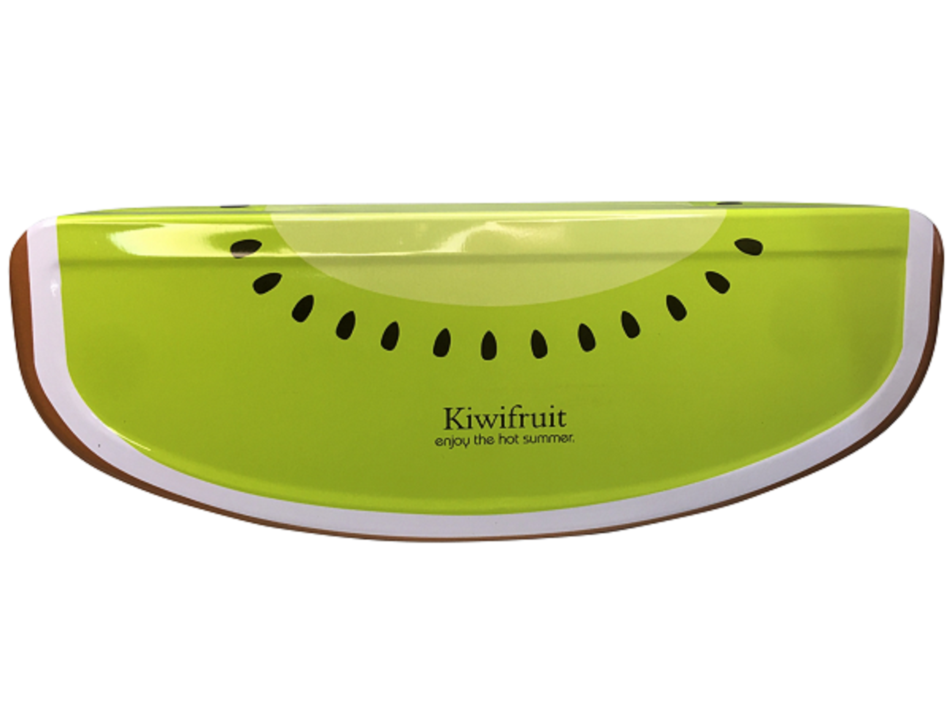 Estuche Lapicero Escolar De Aluminio En Forma De Frutas Kiwi Verde