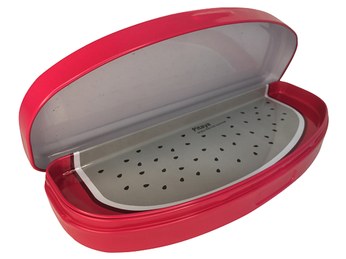 Foto 3 pulgar | Estuche Lapicero Escolar De Aluminio En Forma De Frutas Pitaya Rosa