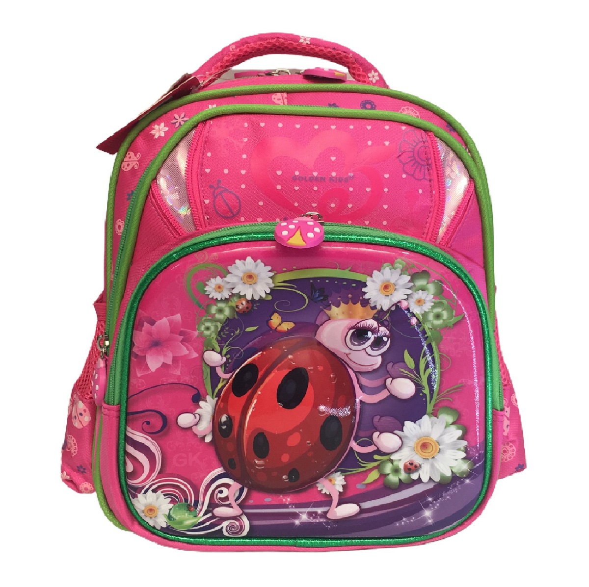 Mochila Preescolar Golden Kids Mariquita 3d