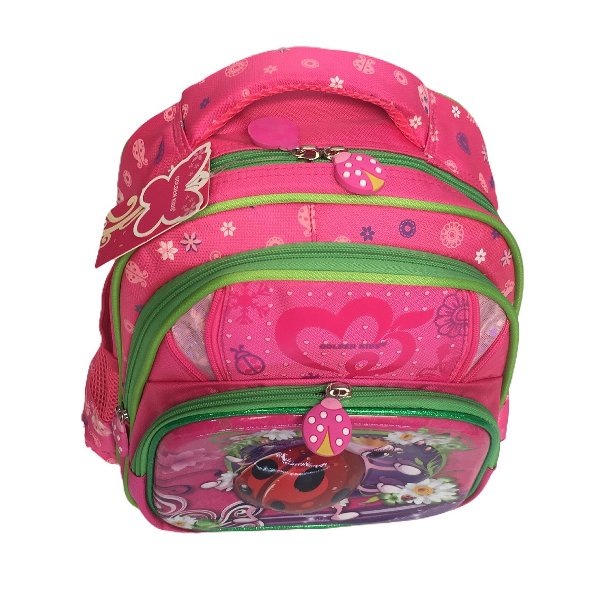 Foto 4 pulgar | Mochila Preescolar Golden Kids Mariquita 3d