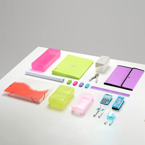 Foto 7 | Funda Transparente Binder Enday De 3 Anillas, 1.5 Pulgadas, 6 Unidades, Multicolor - Venta Internacional.