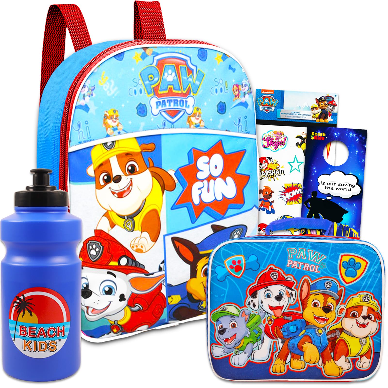 Foto 2 pulgar | Paquete De Útiles Escolares: Minimochila Paw Patrol Para Niños - Venta Internacional.