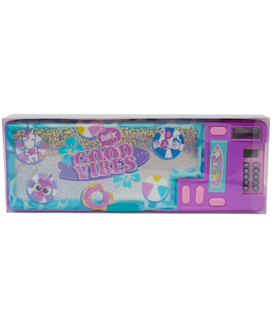 Lapicera Para Niñas Cool California, Con Multiespacios.