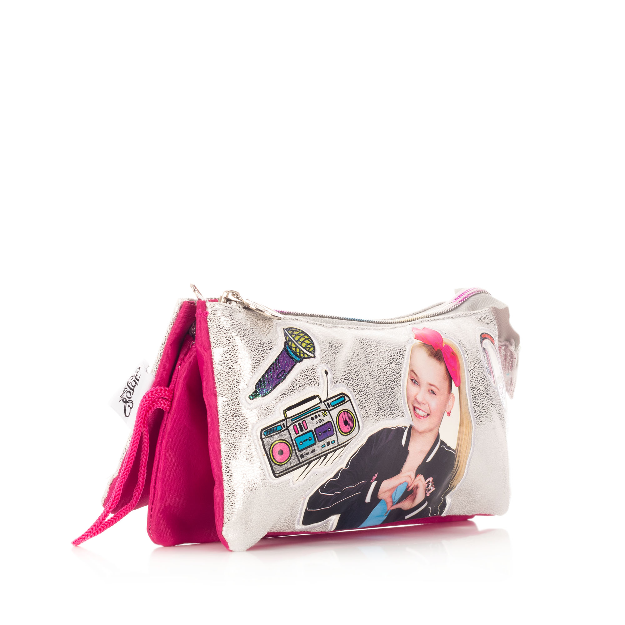 Foto 3 pulgar | Lapicera Jojo Siwa Peace Dance Love 2 Cierres 2143 Atm Color Plateado Parches