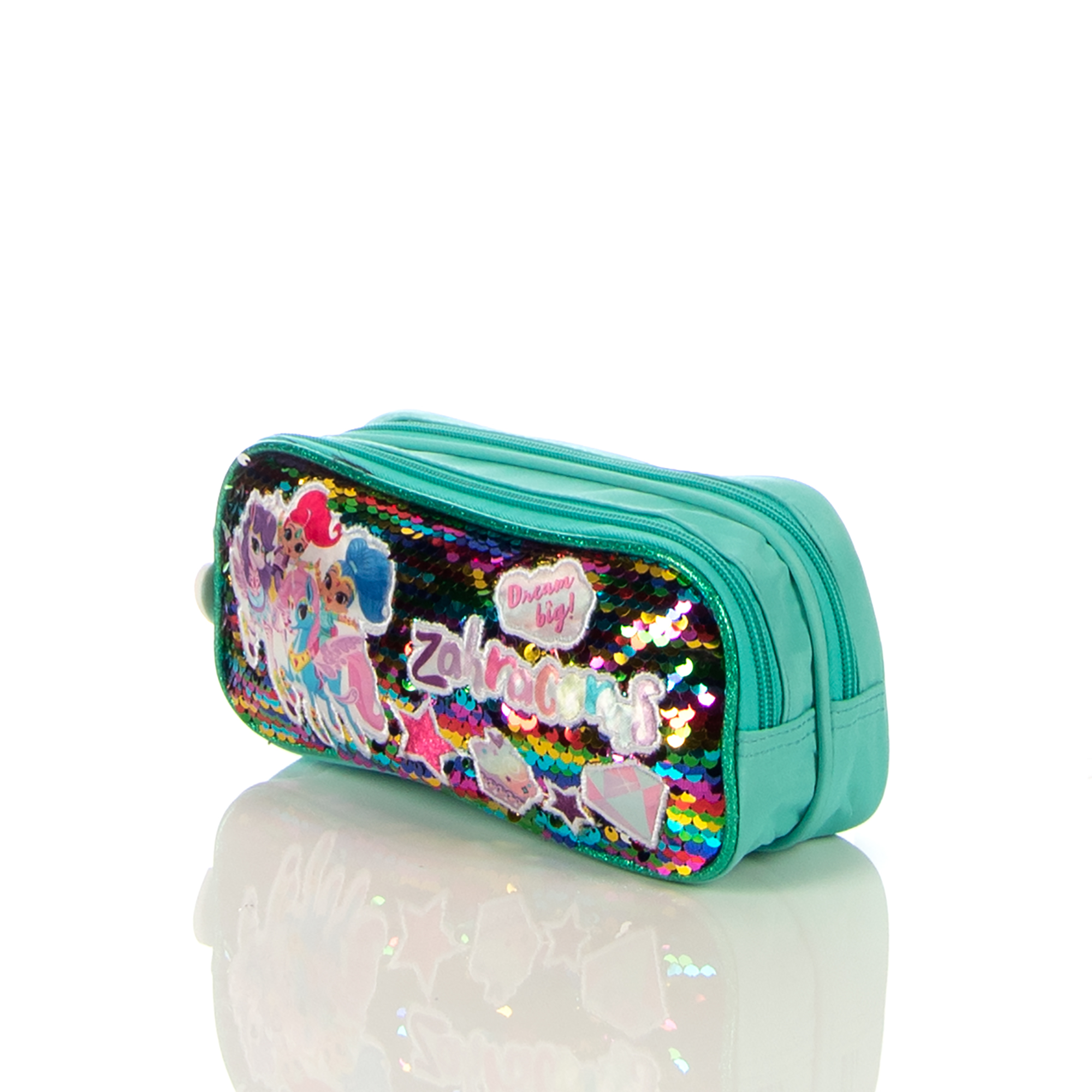 Foto 4 pulgar | Lapicera Shimmer Shine 5386 Lentejuela Verde