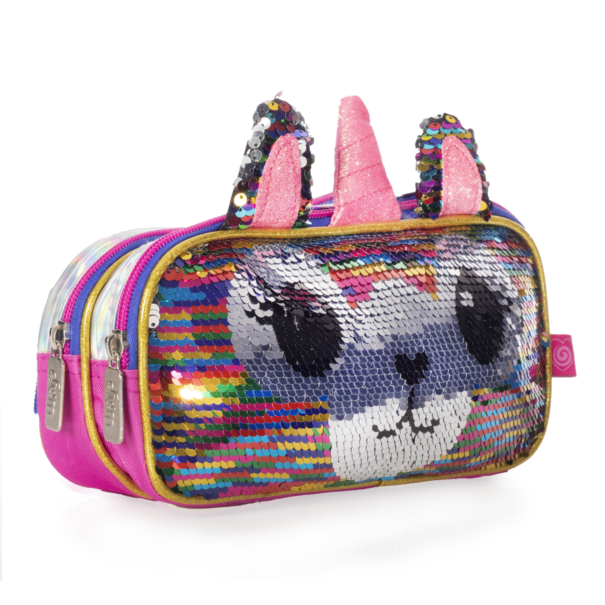 Foto 2 | Lapicera Llama Unicornio Lentejuela Reversible Wilys Wt380 Color Multicolor.