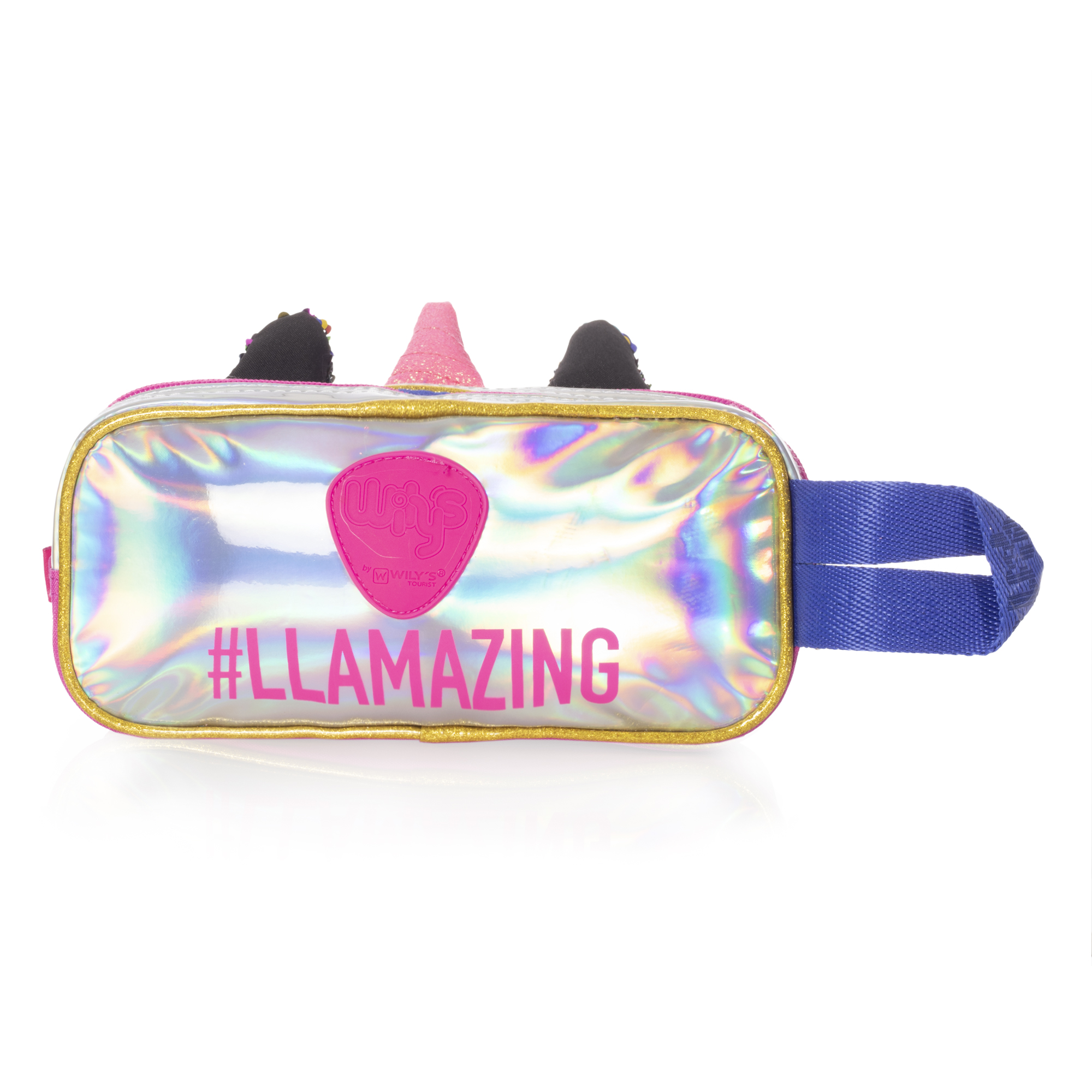 Foto 4 pulgar | Lapicera Llama Unicornio Lentejuela Reversible Wilys Wt380 Color Multicolor.