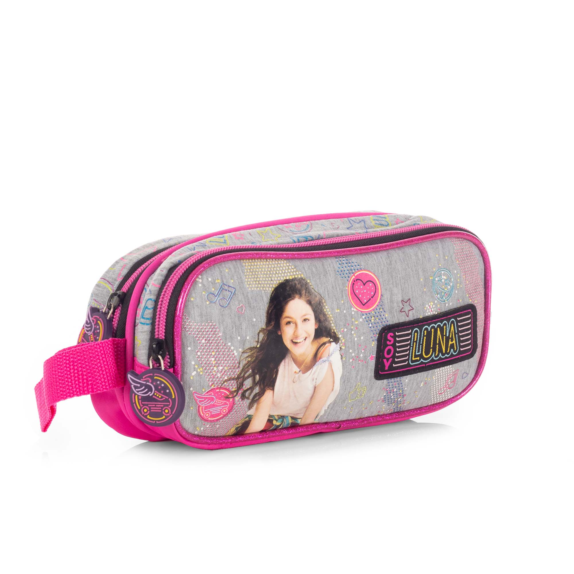 Foto 2 | Lapicera Soy Luna 0256 Gris Con Rosa