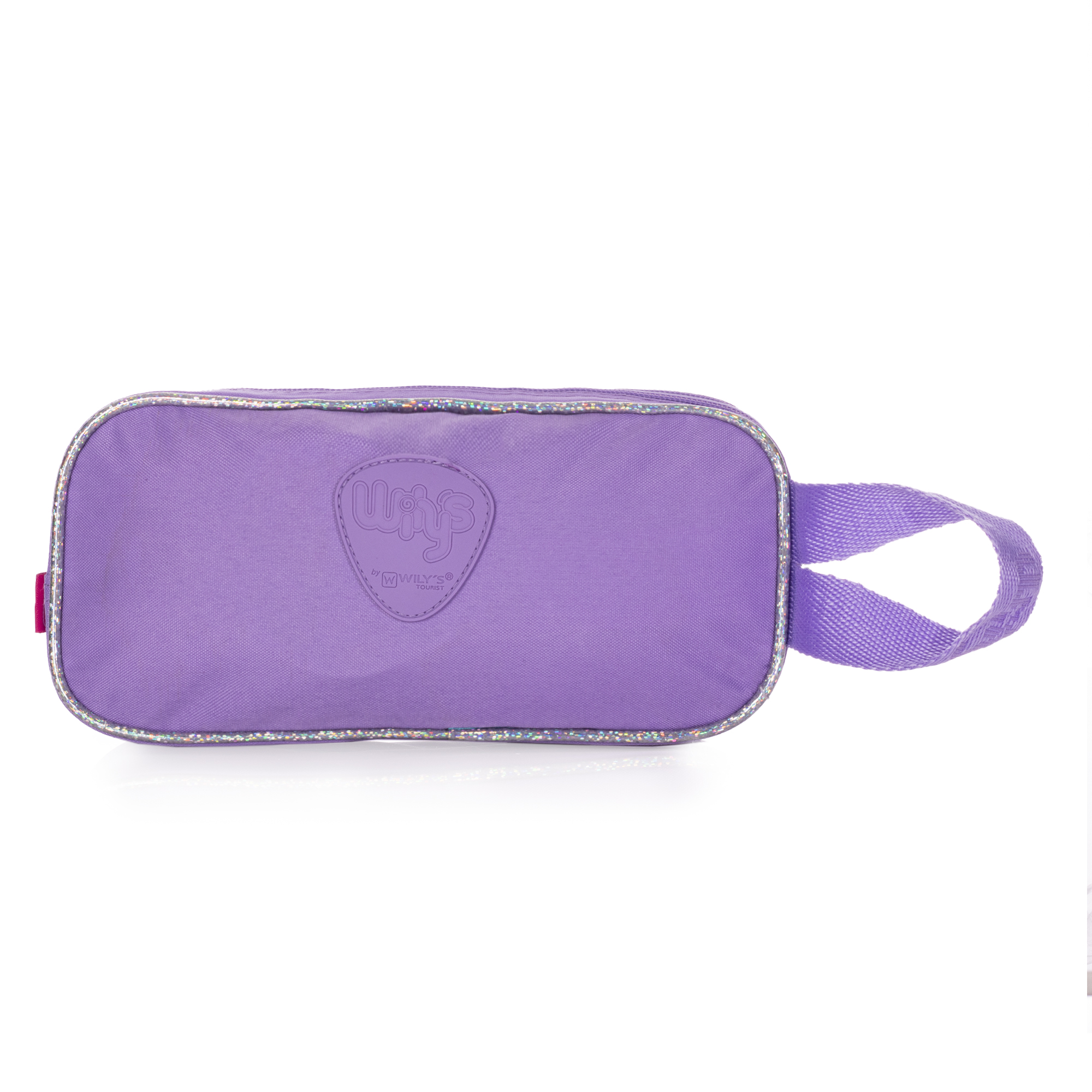 Foto 4 pulgar | Lapicera Hey Little Cat ! Lentejuela Wilys Color Violeta.