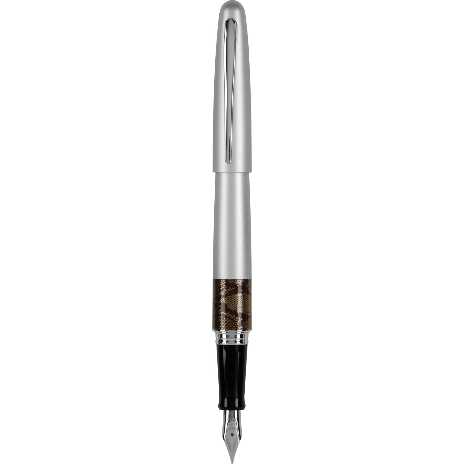 Foto 1 | Pluma Estilográfica Pilot Mr Animal Collection, Diseño De Pitón Plateado - Venta Internacional.