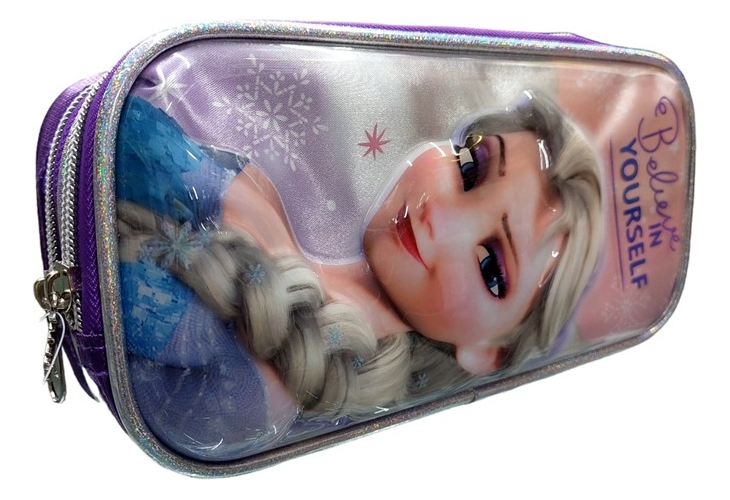 Foto 3 pulgar | Lapicera Escolar Doble Cierre Ruz Disney Frozen 174583