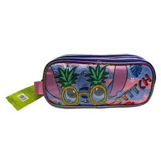 Foto 1 | Lapicera Escolar Doble Ruz Stitch Disney Tesle 177814