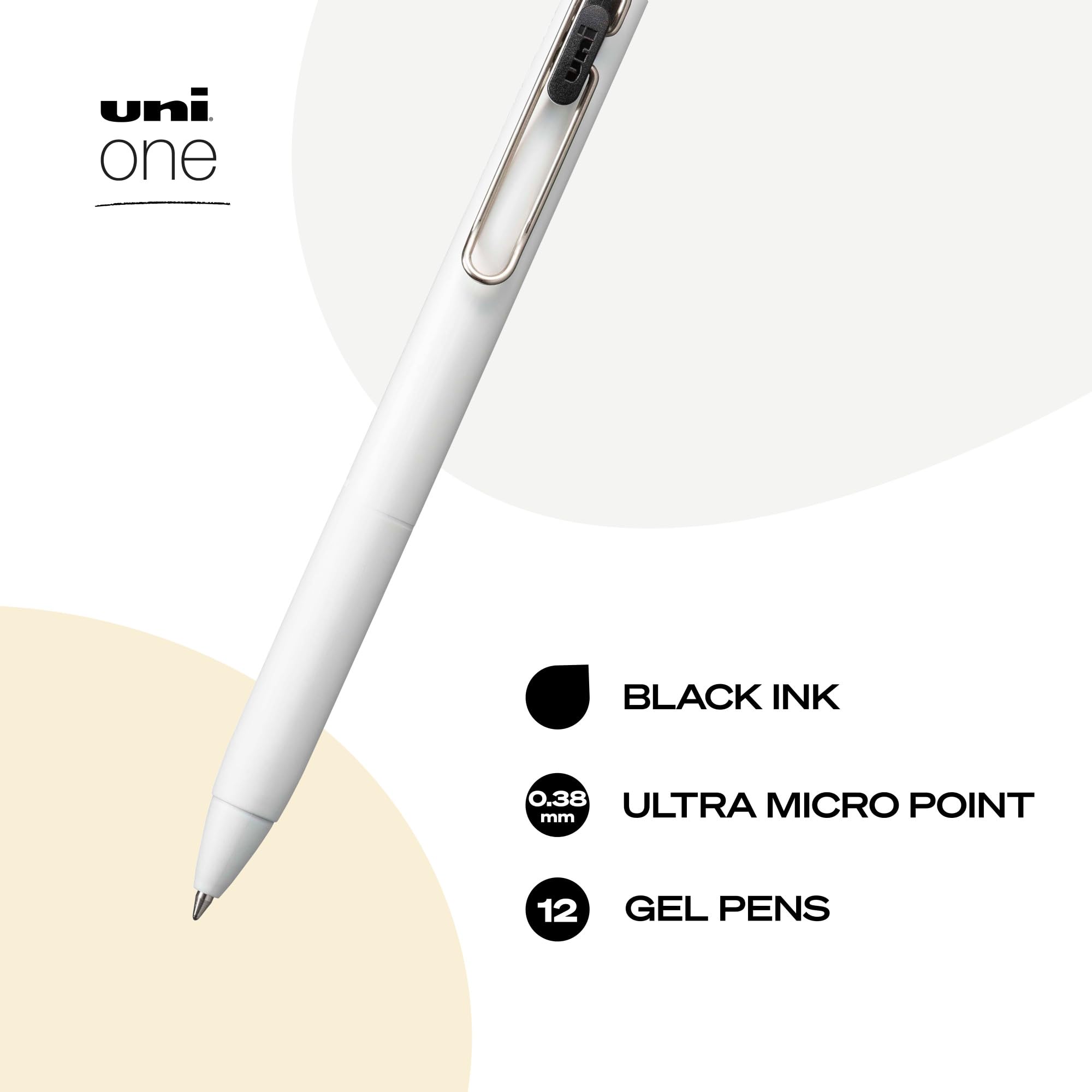 Foto 3 pulgar | Bolígrafo De Gel Uni-ball, 0,38 Mm, Tinta Negra Ultra Micro, Paquete De 12 - Venta Internacional.