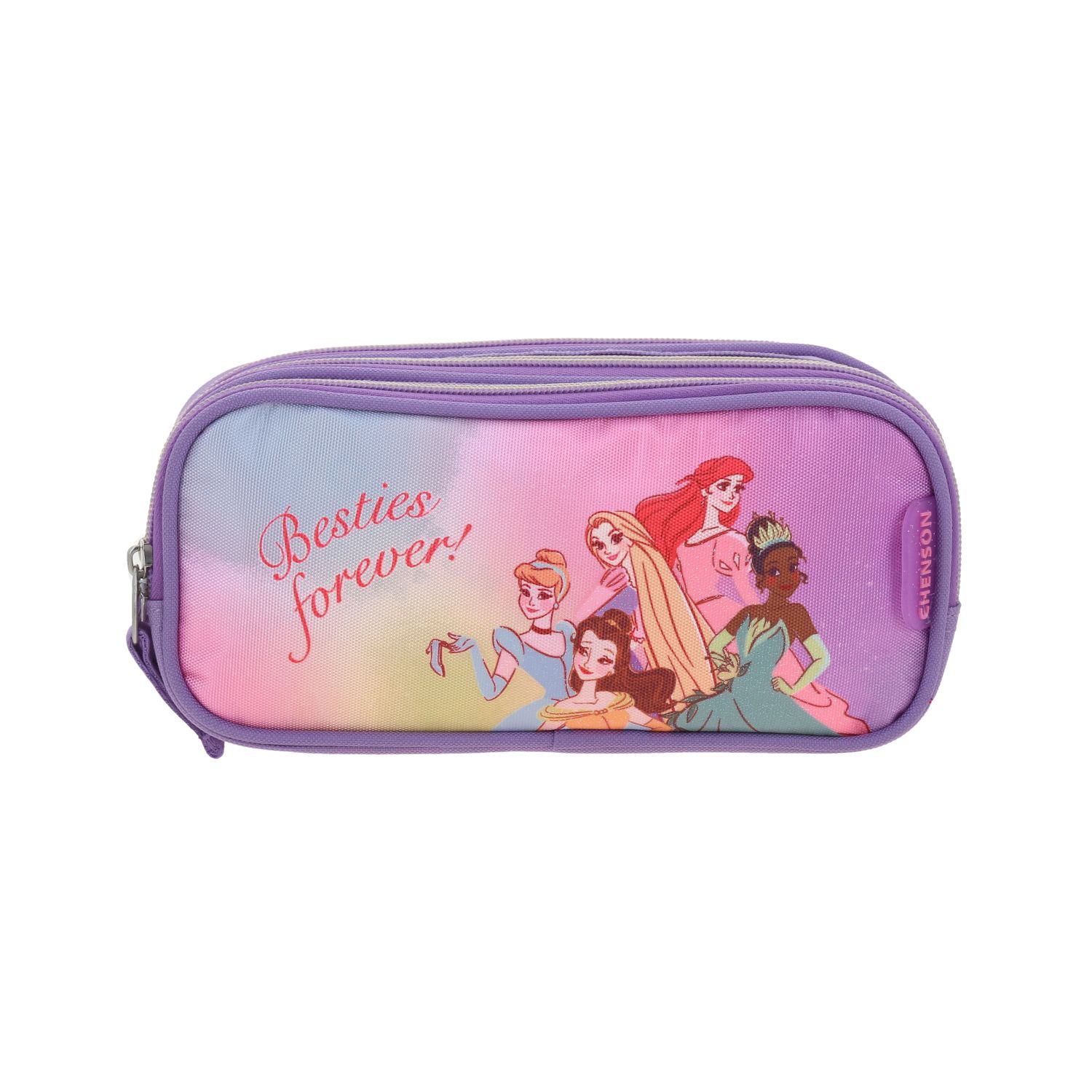 Foto 2 pulgar | Lapicera Estuche Chenson Triple Cierre Disney Princesa Pr70556-v Princs
