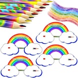 Set De 36 Lápices 4e's Novelty Rainbow Para El Día De San Valentín - Venta Internacional.