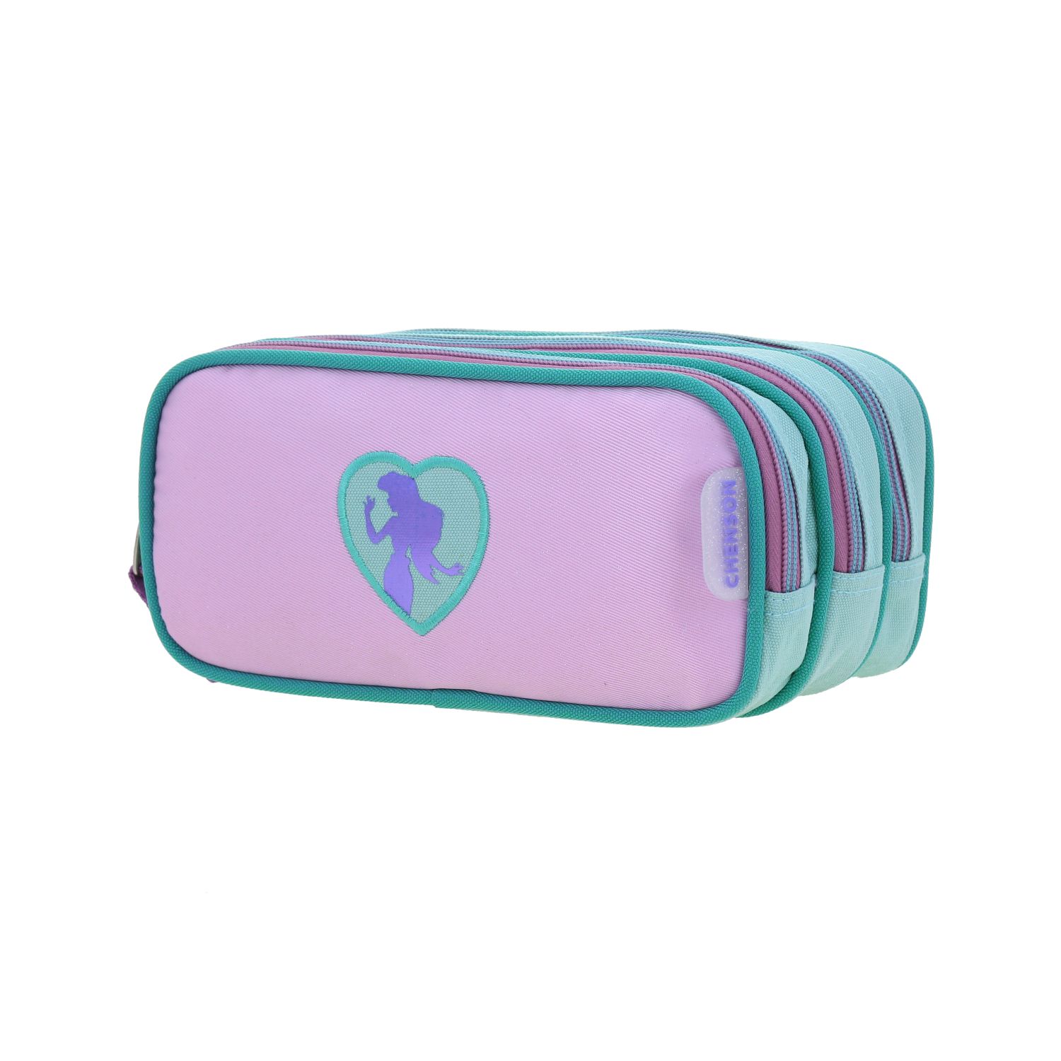 Foto 3 pulgar | Lapicera Estuche Chenson Triple Cierre Disney Princesa Ariel Pr70465-t Luriel