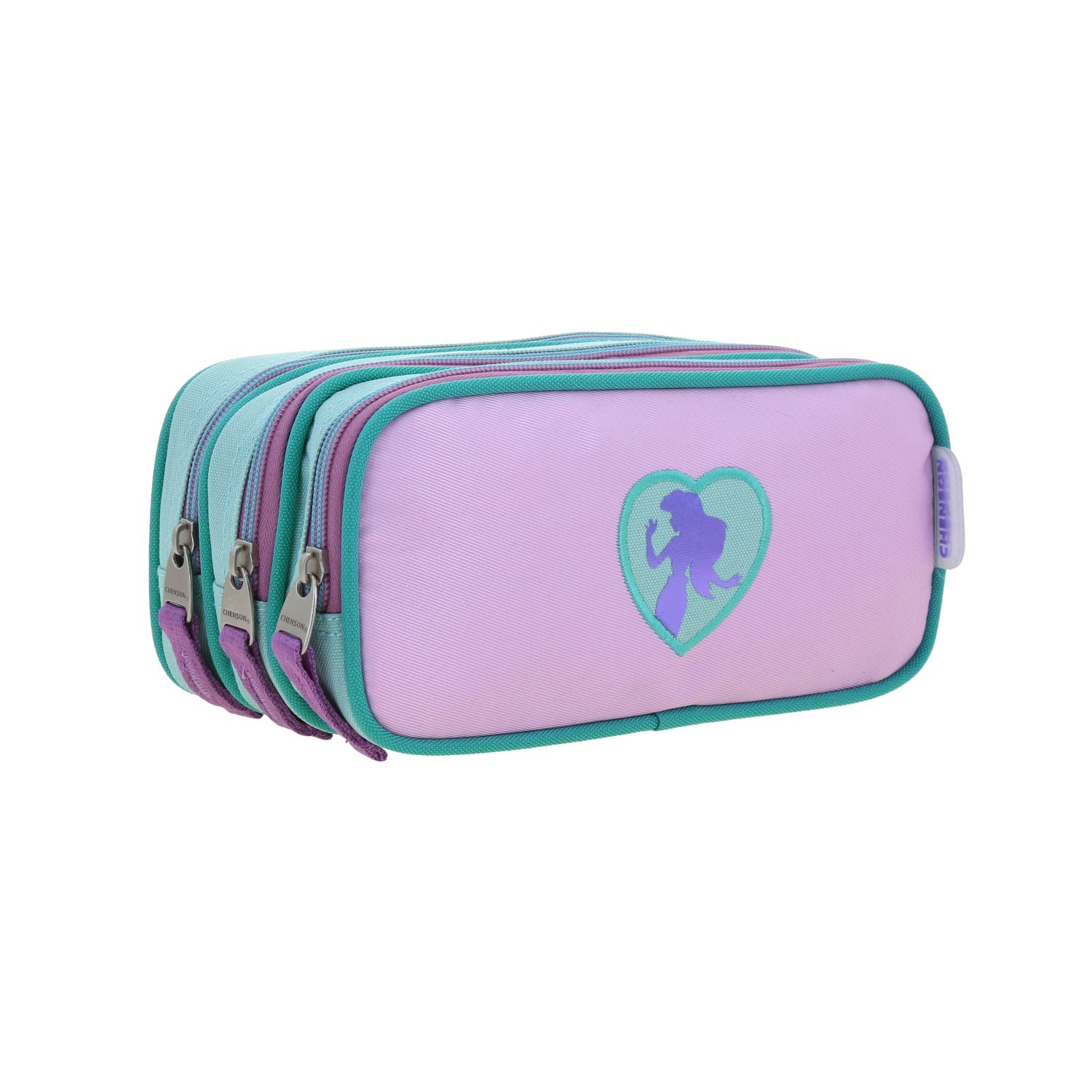 Foto 7 pulgar | Lapicera Estuche Chenson Triple Cierre Disney Princesa Ariel Pr70465-t Luriel