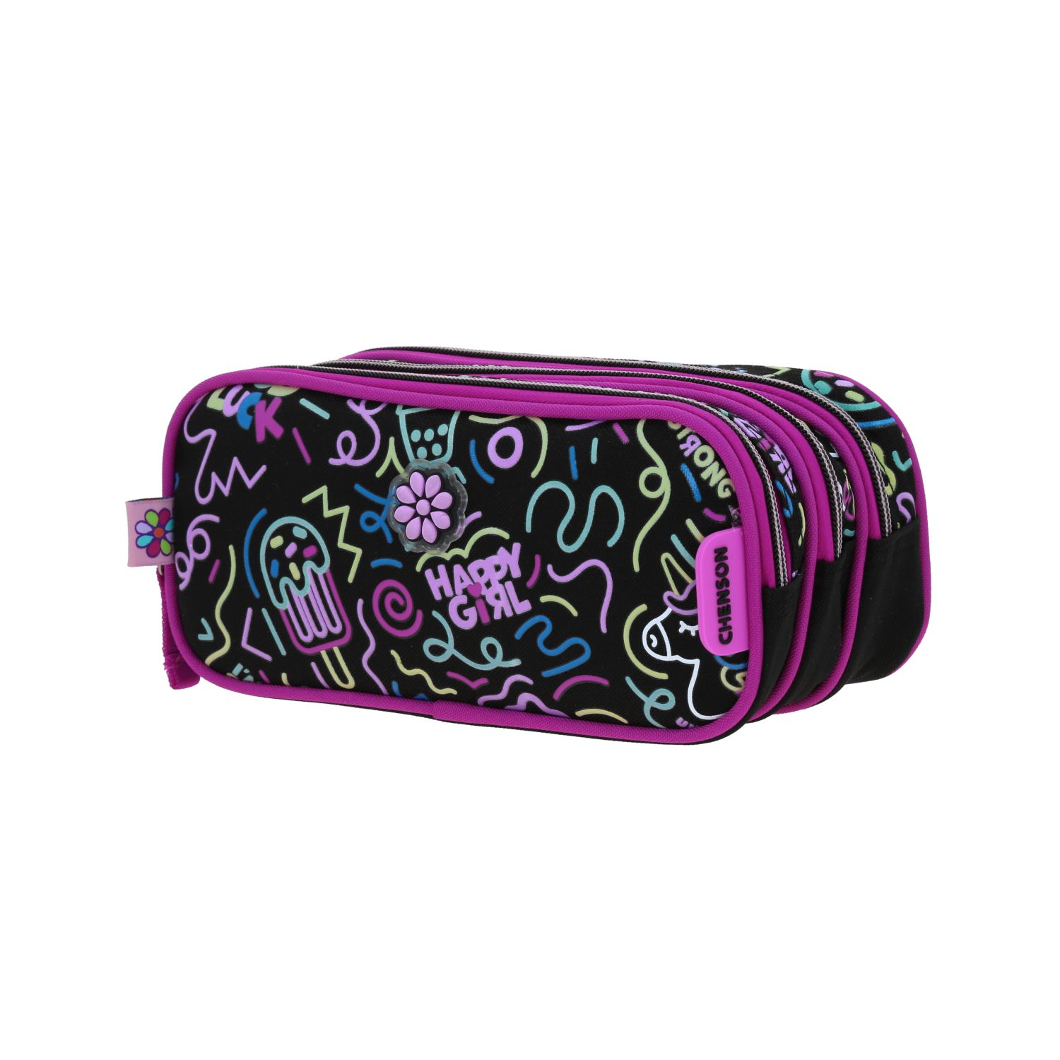 Foto 2 | Lapicera Estuche Escolar Chenson Happy Girl Nion Hg70498-3