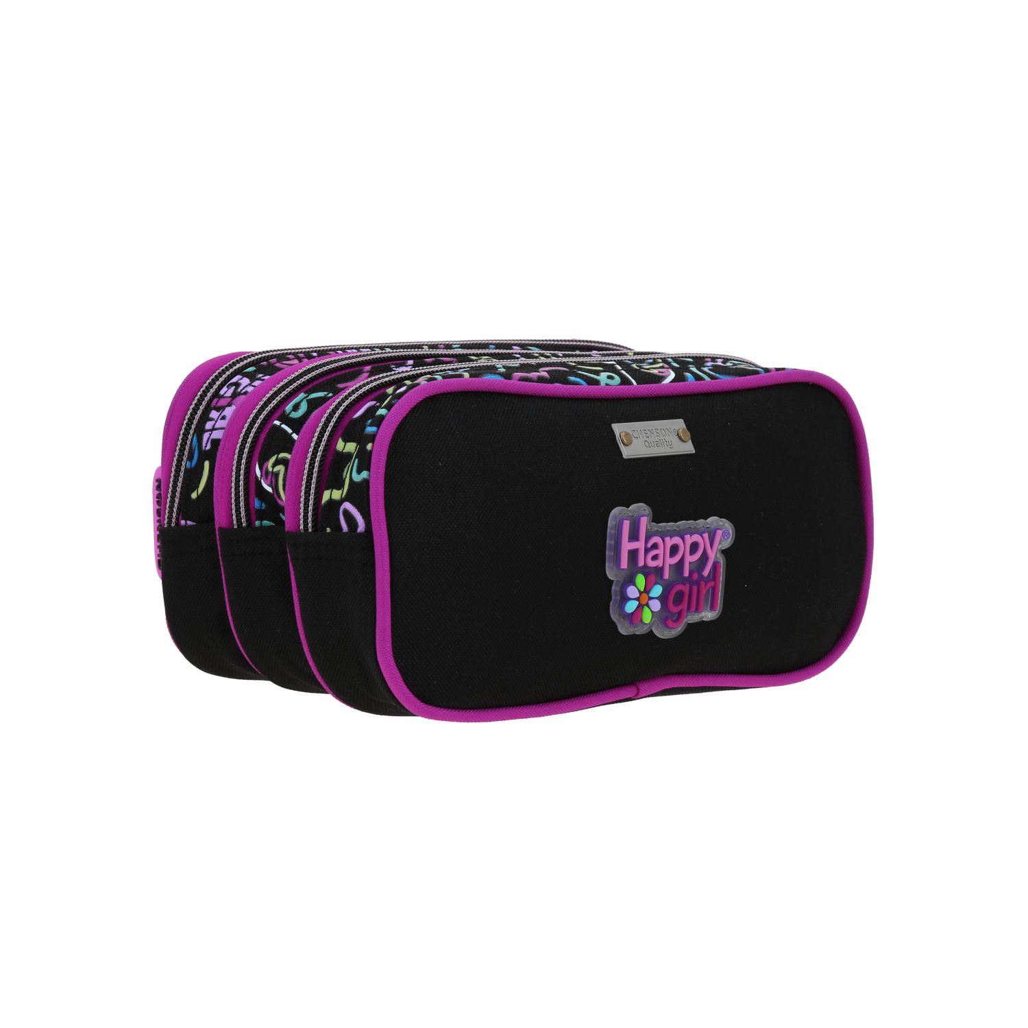 Foto 4 pulgar | Lapicera Estuche Escolar Chenson Happy Girl Nion Hg70498-3