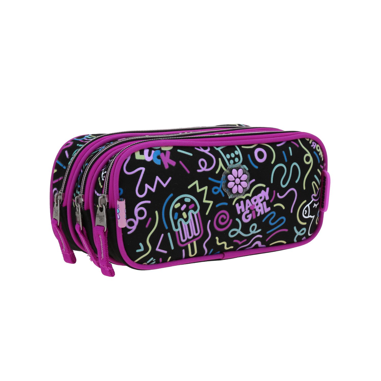 Foto 7 pulgar | Lapicera Estuche Escolar Chenson Happy Girl Nion Hg70498-3