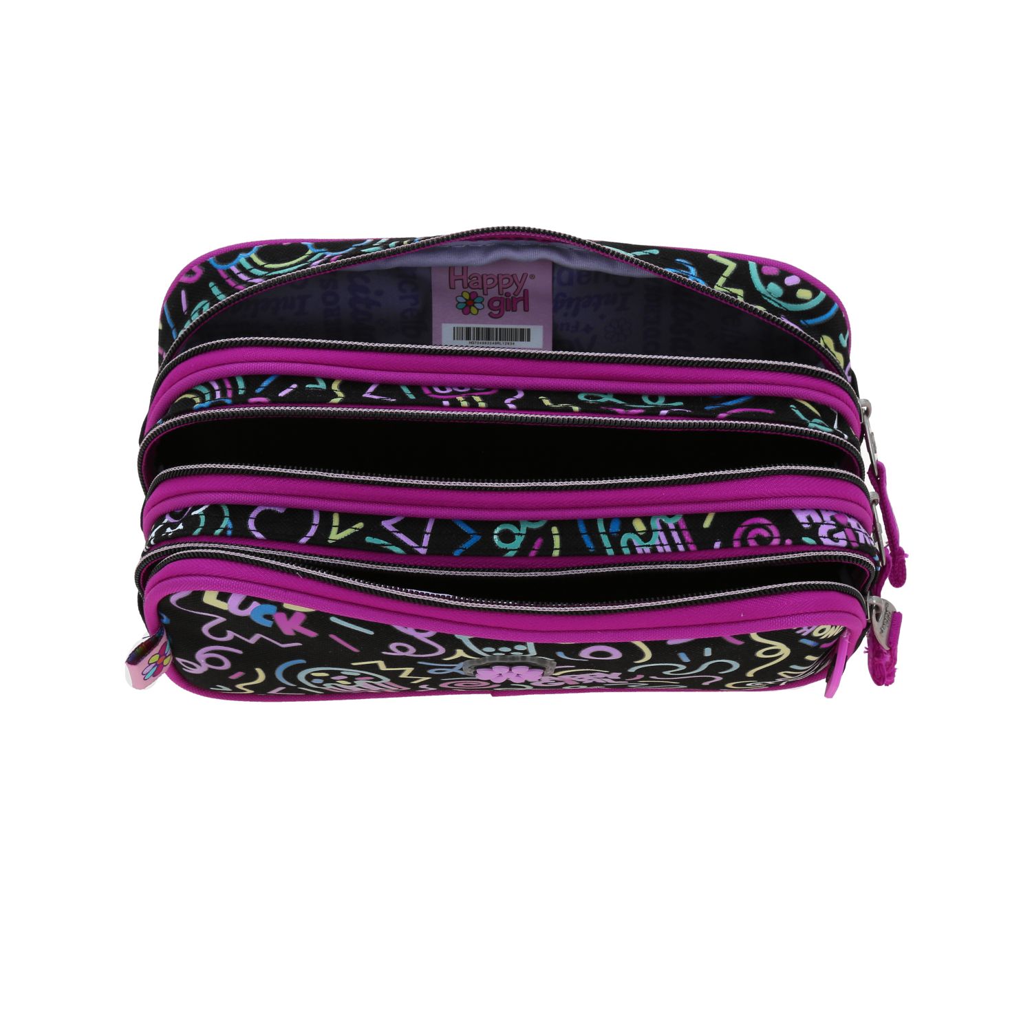 Foto 8 pulgar | Lapicera Estuche Escolar Chenson Happy Girl Nion Hg70498-3