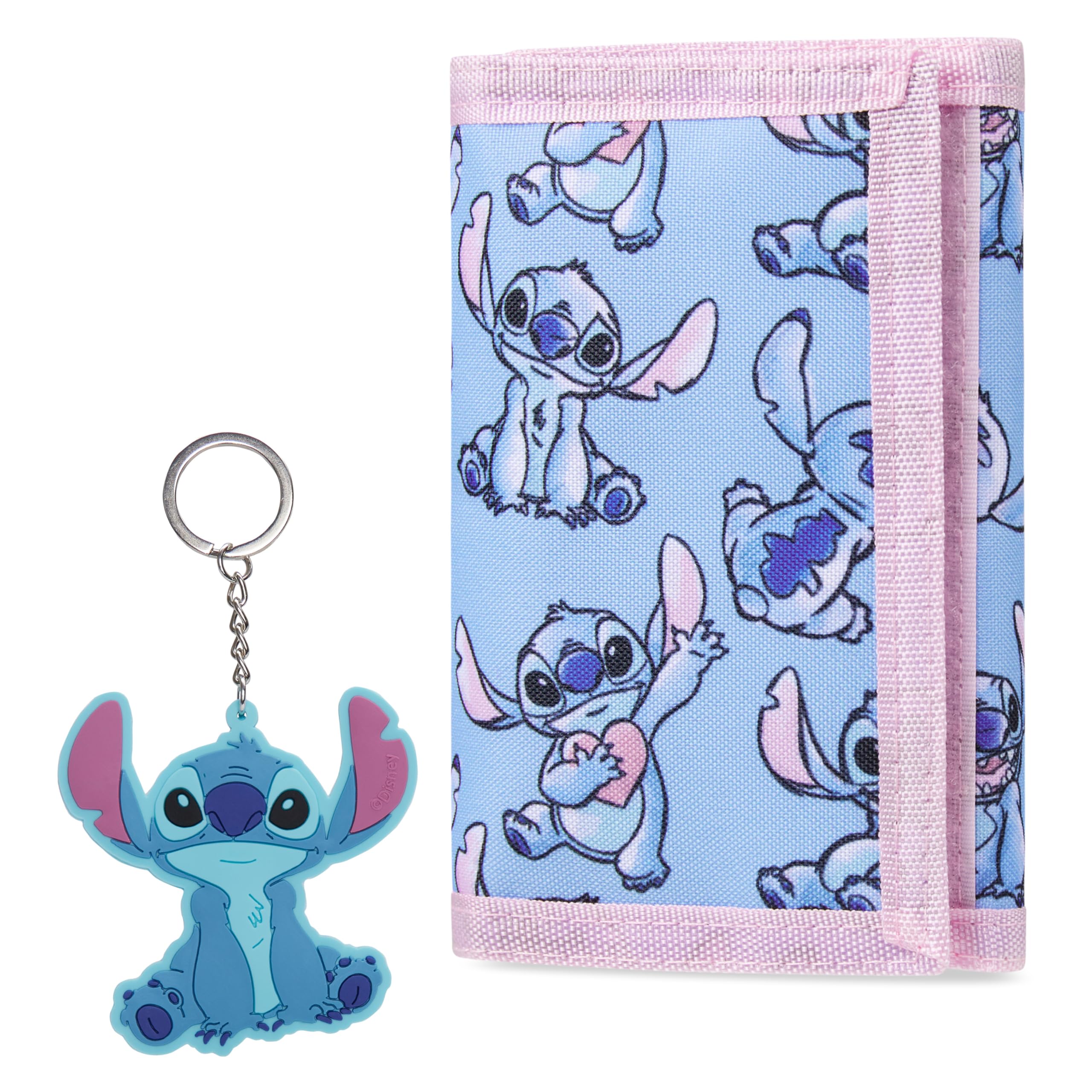 Foto 2 pulgar | Set De Cartera Y Llavero Disney Stitch Para Niños - Venta Internacional.