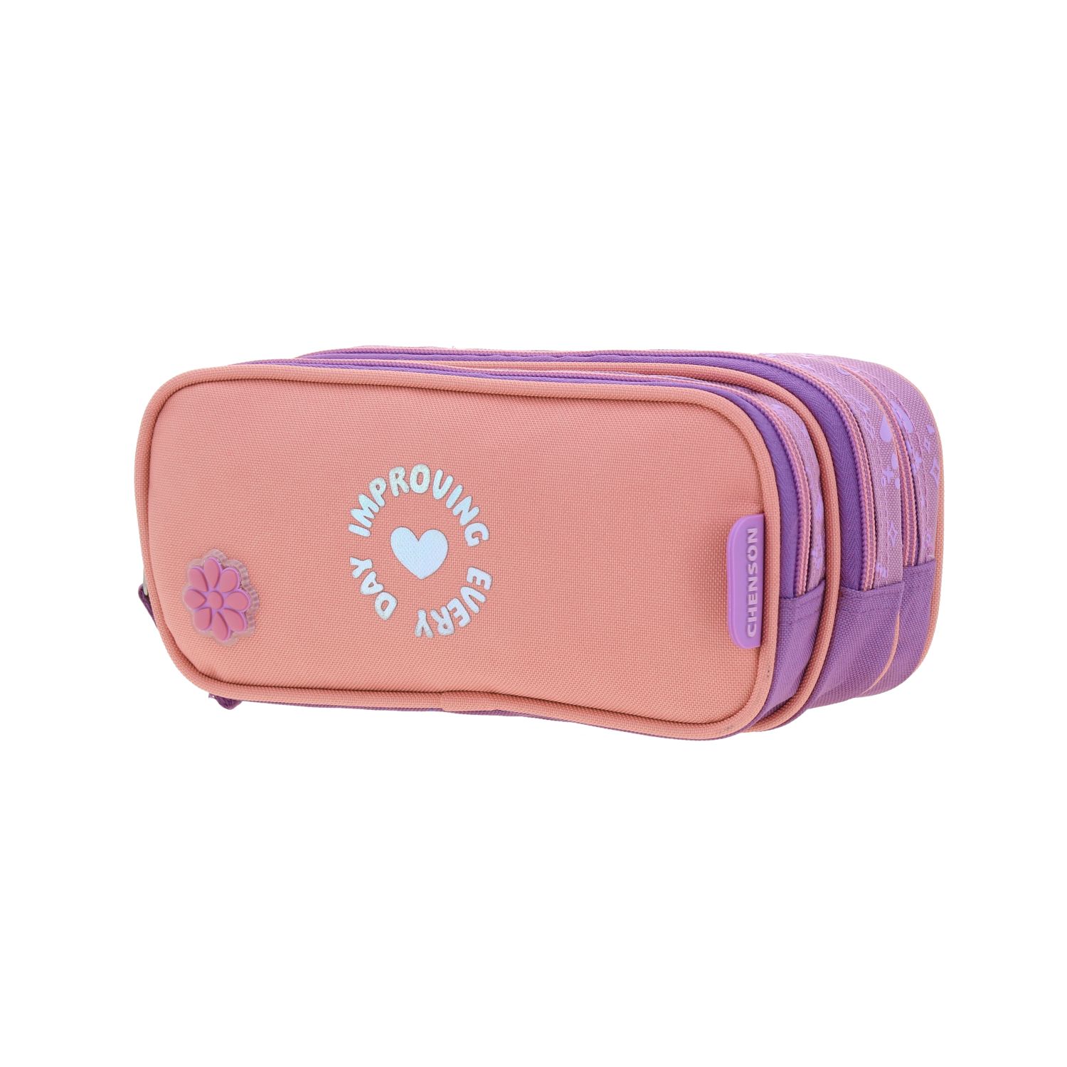 Foto 3 pulgar | Lapicera Estuche Chenson Triple Cierre Happy Girl Gradient Hg66173-u