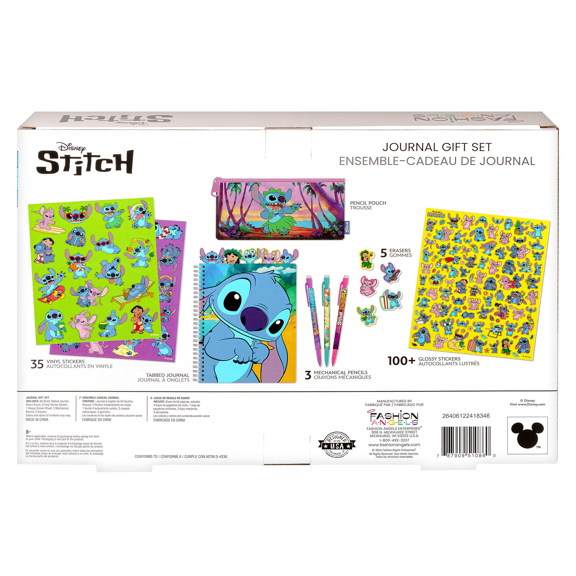 Foto 5 pulgar | Set De Regalo Fashion Angels Disney Stitch Con Suministros - Venta Internacional.