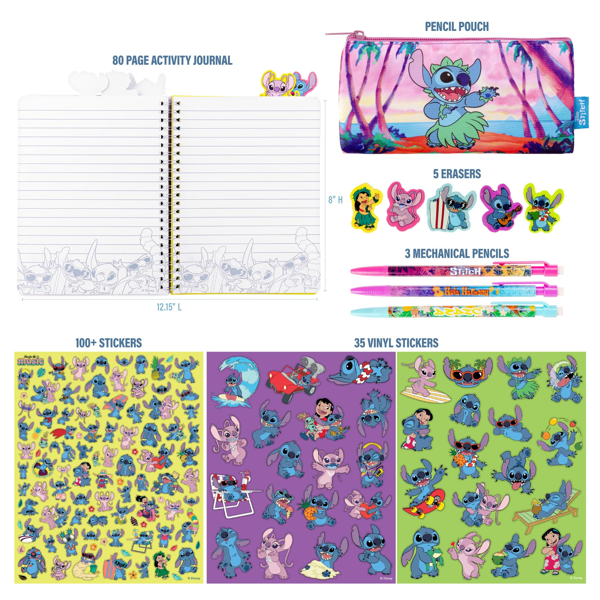 Foto 8 pulgar | Set De Regalo Fashion Angels Disney Stitch Con Suministros - Venta Internacional.