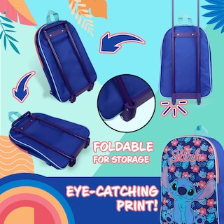 Foto 6 | Maleta Plegable Suitcase Disney Stitch para Niña- Venta Internacional