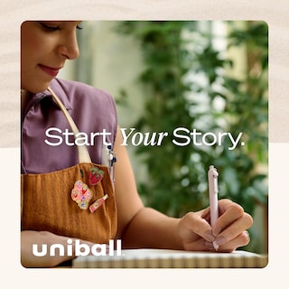 Foto 6 | Bolígrafos De Tinta De Gel Uni-ball Zento De 0,7 Mm, 2 Unidades, Color Negro, Tamaño Mediano - Venta Internacional.