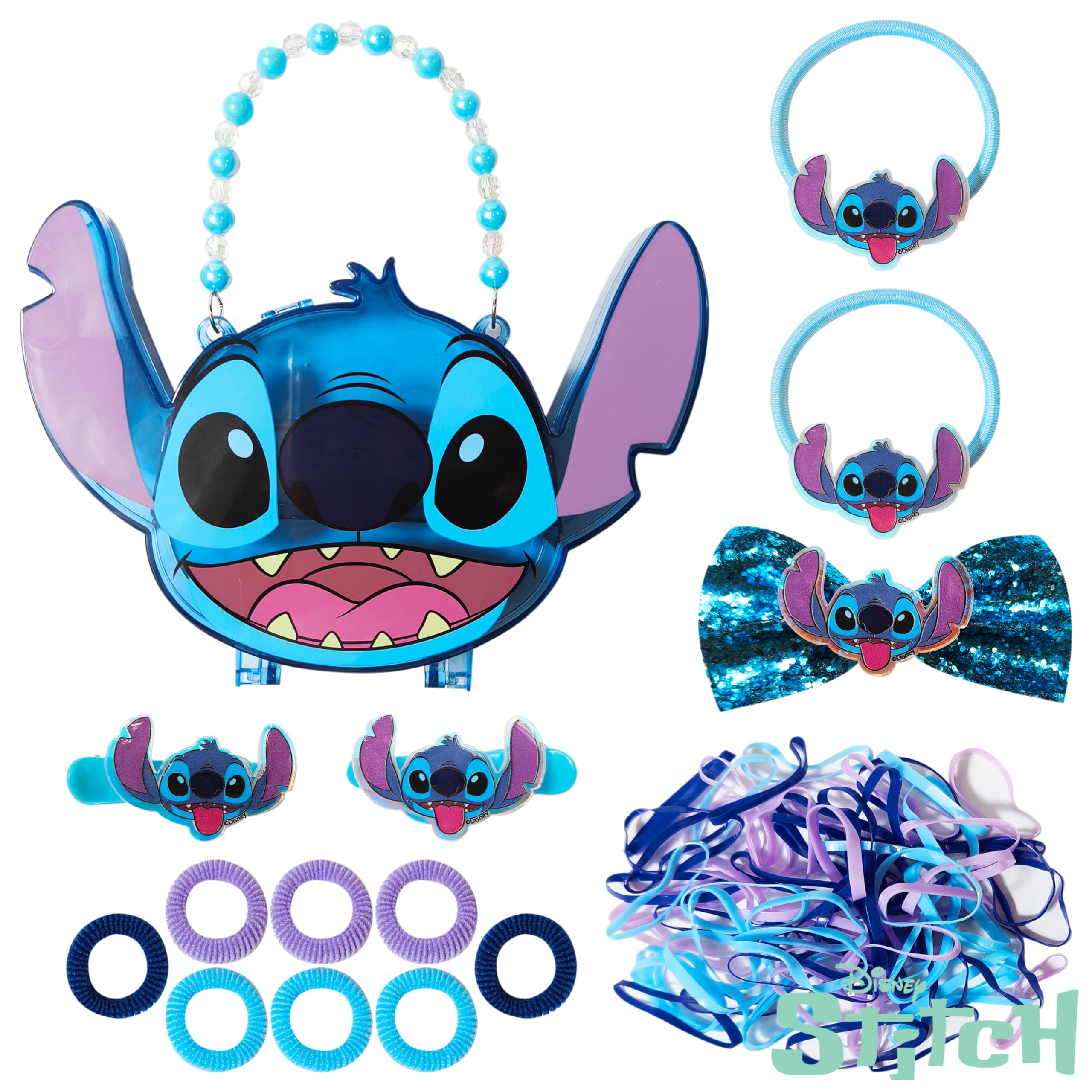 Foto 2 pulgar | Funda para Accesorios de Pelo Luv Her Disney Stitch para Niñas Mayores de 3 Años - Venta Internacional