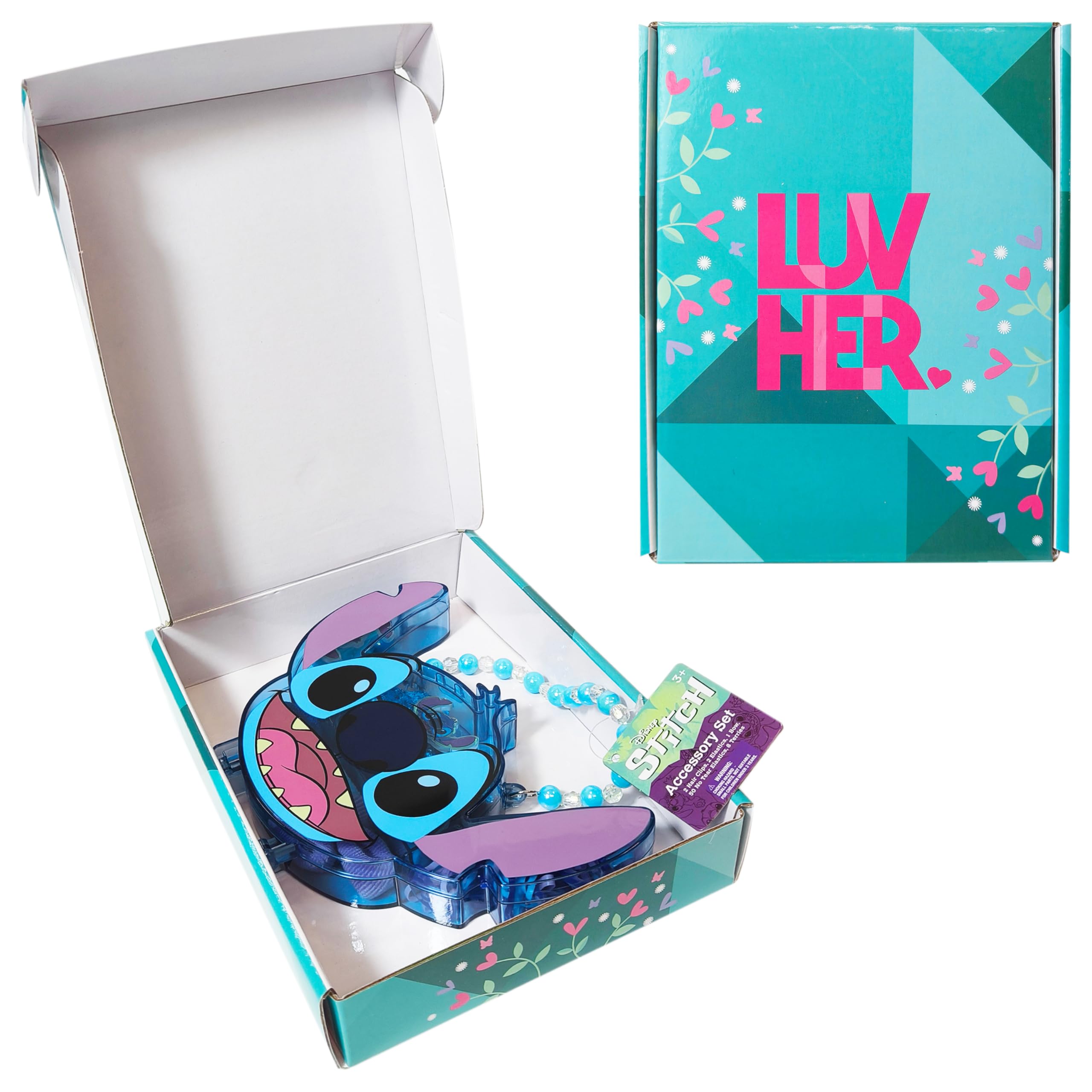 Foto 6 pulgar | Funda para Accesorios de Pelo Luv Her Disney Stitch para Niñas Mayores de 3 Años - Venta Internacional