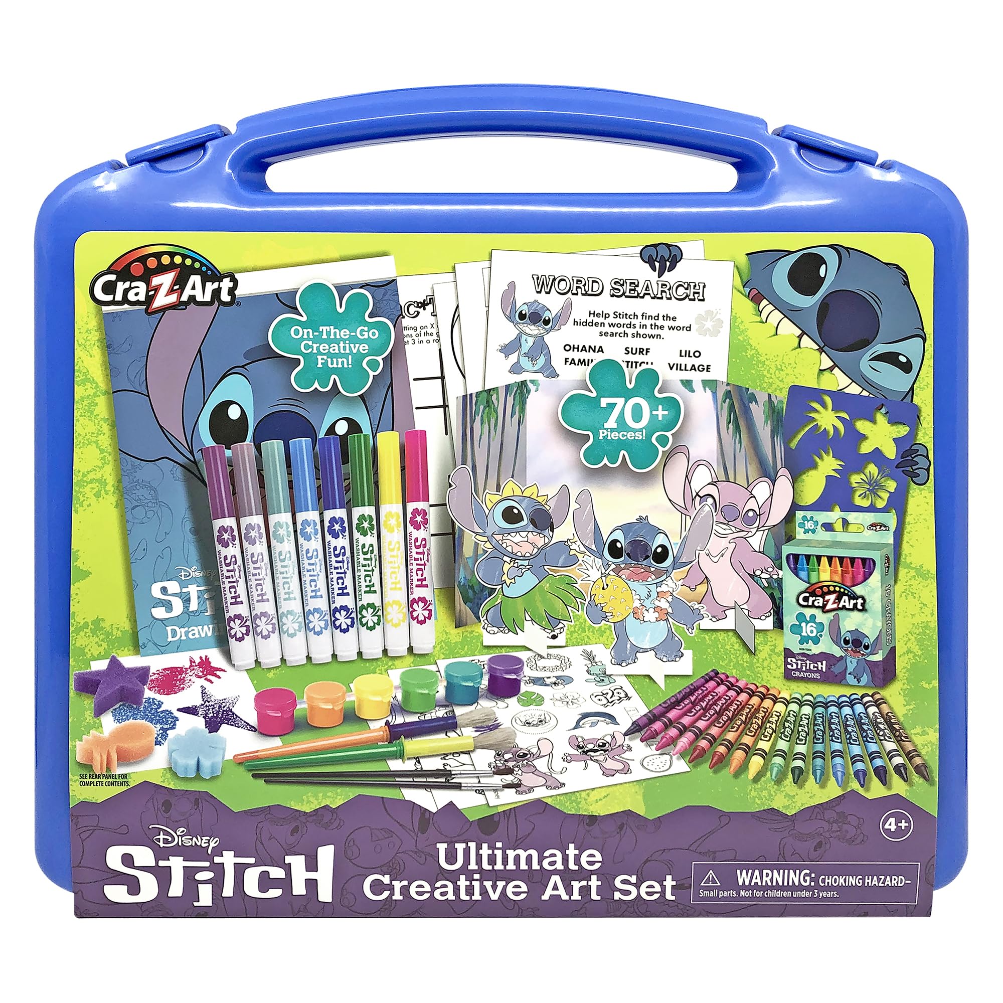 Foto 2 pulgar | Funda Para Manualidades Disney Stitch Kids Con Más De 70 Piezas - Venta Internacional.