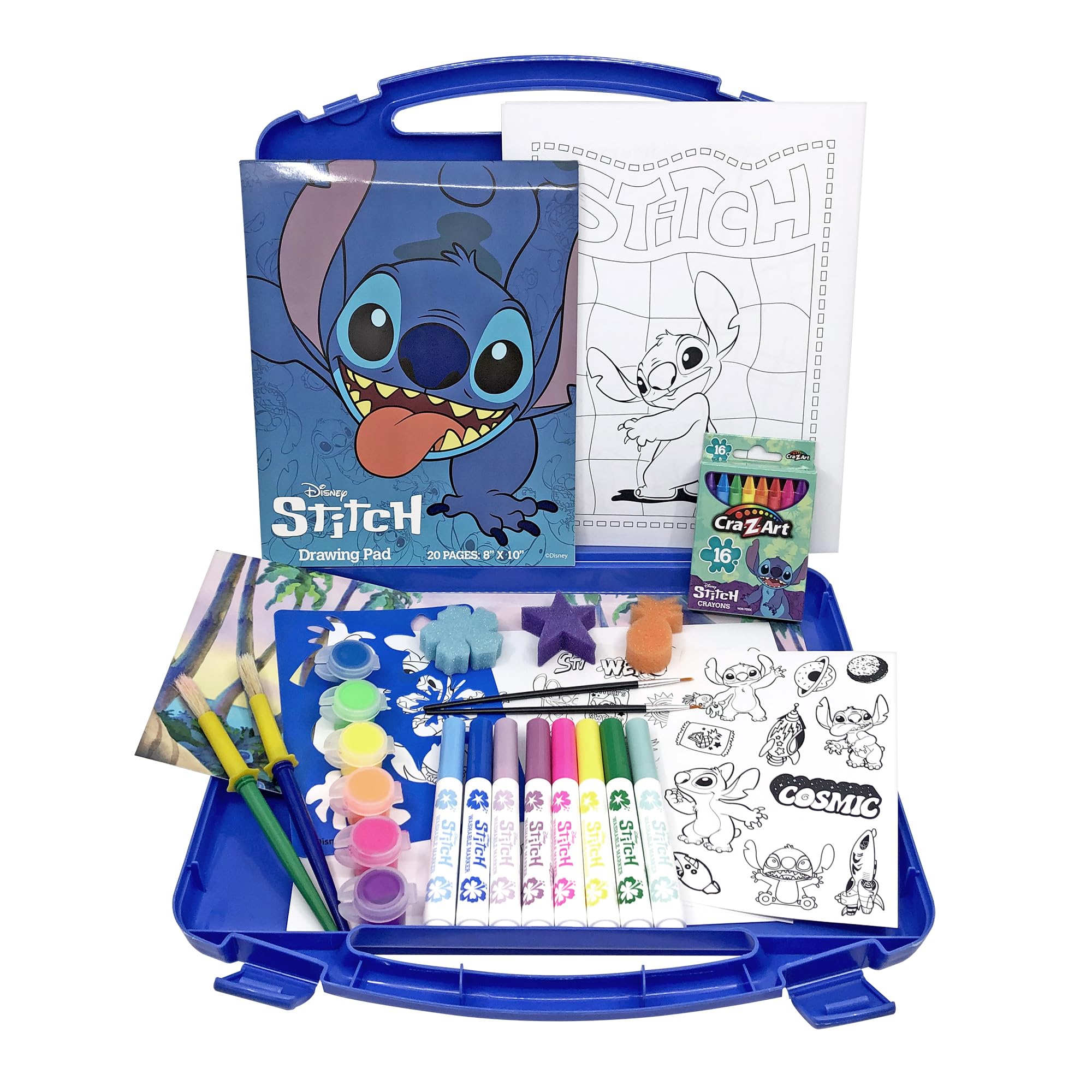 Foto 3 pulgar | Funda Para Manualidades Disney Stitch Kids Con Más De 70 Piezas - Venta Internacional.