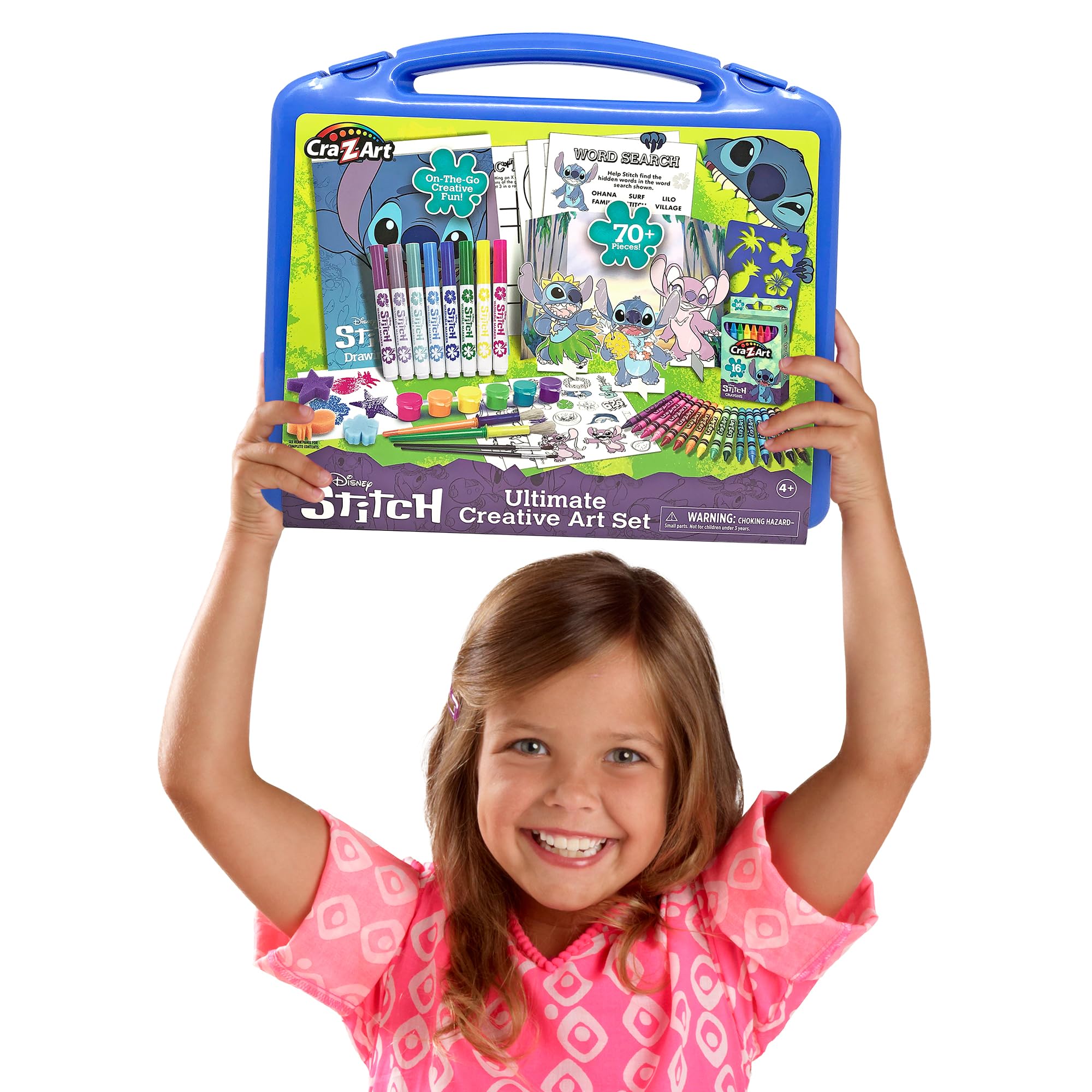 Foto 7 pulgar | Funda Para Manualidades Disney Stitch Kids Con Más De 70 Piezas - Venta Internacional.