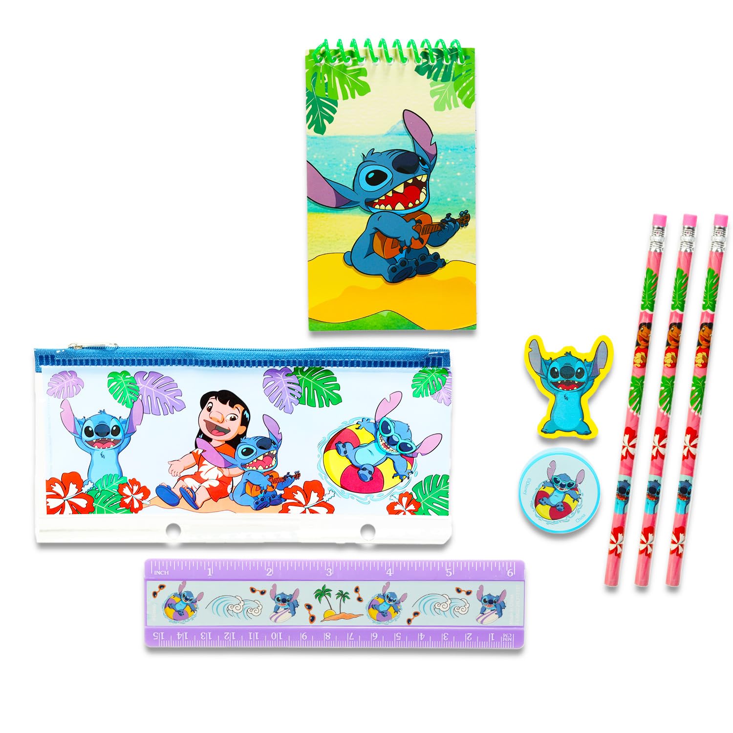 Foto 4 pulgar | Set de Material Escolar Disney Lilo And Stitch 11 Unidades- Venta Internacional