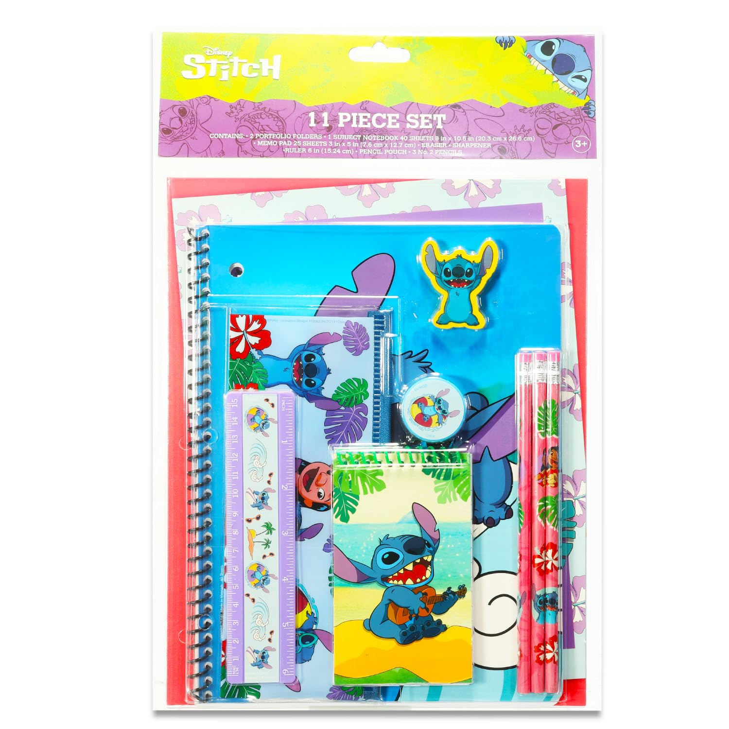 Foto 5 pulgar | Set de Material Escolar Disney Lilo And Stitch 11 Unidades- Venta Internacional