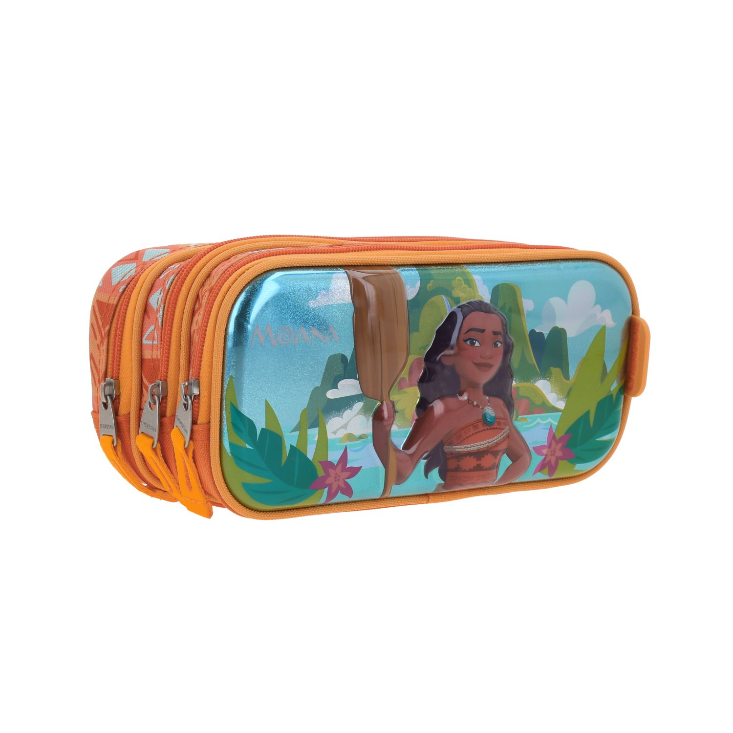 Foto 7 pulgar | Lapicera Chenson Triple Cierre Disney Moana Pr70747-o Mona