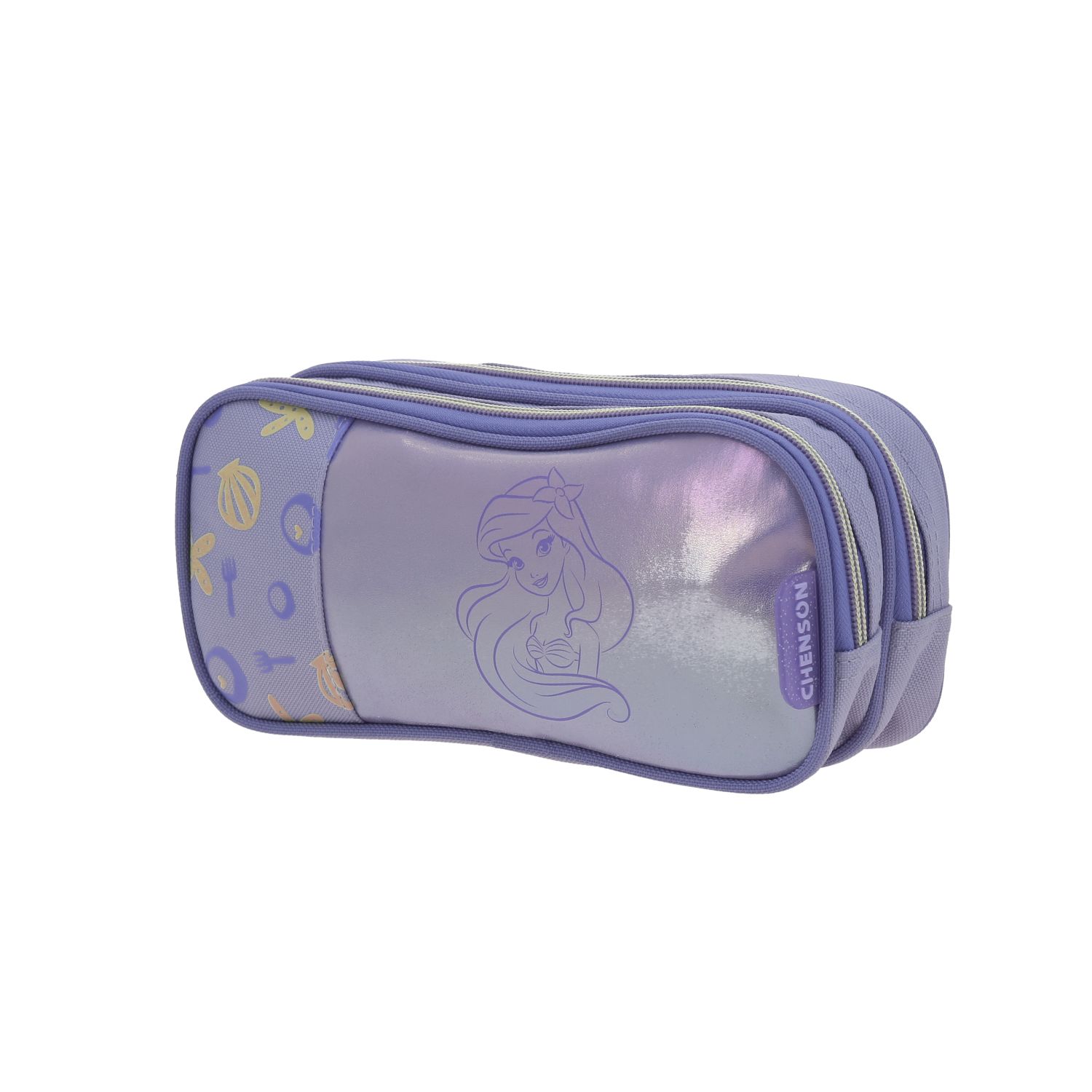 Foto 3 pulgar | Lapicera Estuche Escolar Chenson Disney Princesas Ariel Sirenita Sia Pr70612-v