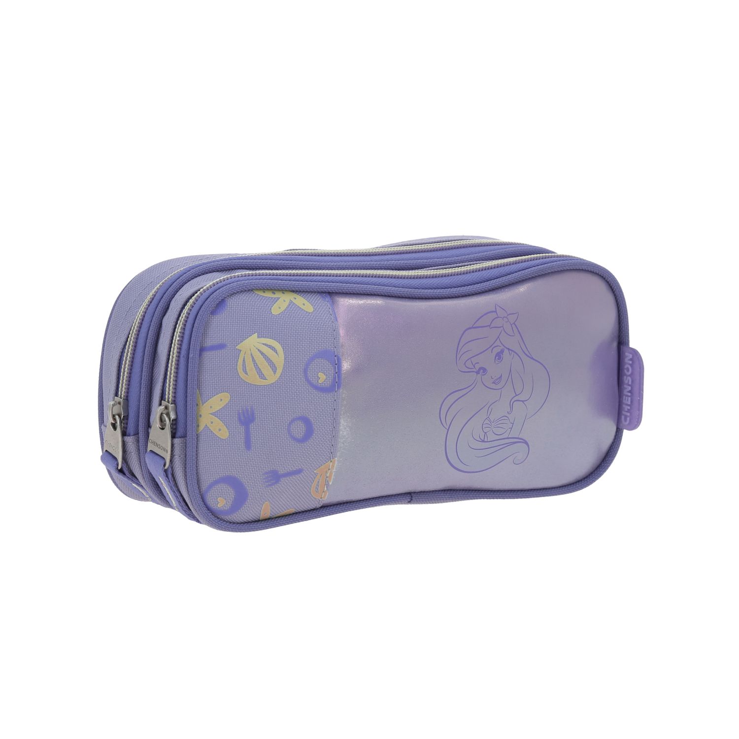 Foto 7 pulgar | Lapicera Estuche Escolar Chenson Disney Princesas Ariel Sirenita Sia Pr70612-v