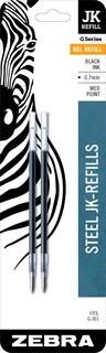 Foto 1 | Bolígrafo De Tinta De Gel Zebra Pen G-series, Acero Inoxidable, 0,7 Mm, Paquete De 2 - Venta Internacional.