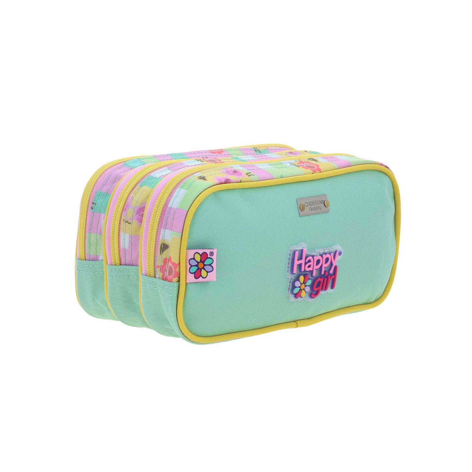 Foto 4 pulgar | Lapicera Estuche Escolar Triple Chenson Happy Girl Wendy