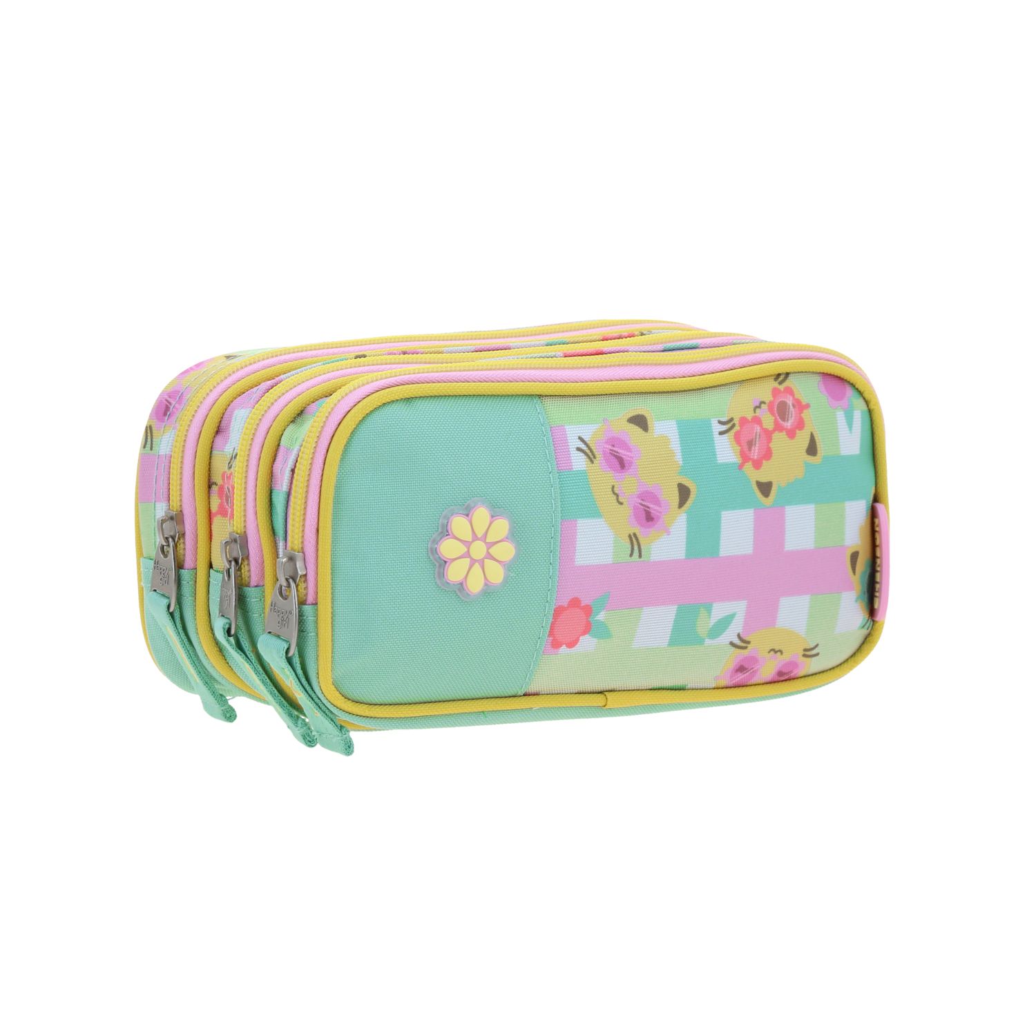Foto 7 pulgar | Lapicera Estuche Escolar Triple Chenson Happy Girl Wendy