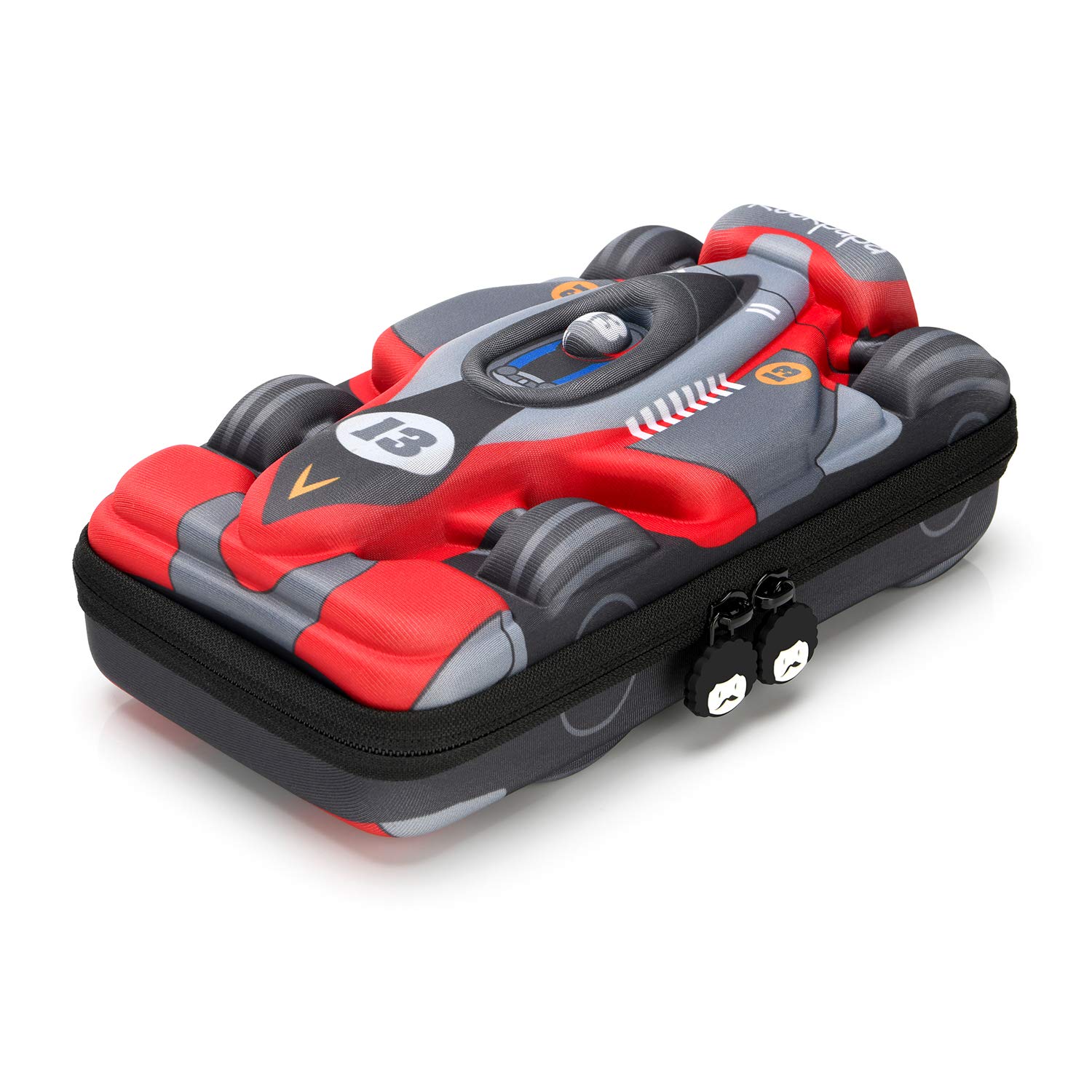 Foto 2 pulgar | Estuche Para Lápices Rockpapa, Coche De Carreras De Gran Capacidad, Para Niños, Gris Y Rojo - Venta Internacional.