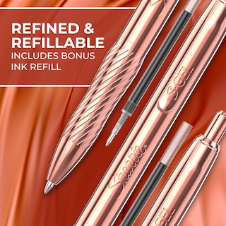 Foto 5 | Bolígrafo De Gel Sharpie S-gel Con Cuerpo Metálico De Cobre De 0,7 Mm, Tinta Negra - Venta Internacional.