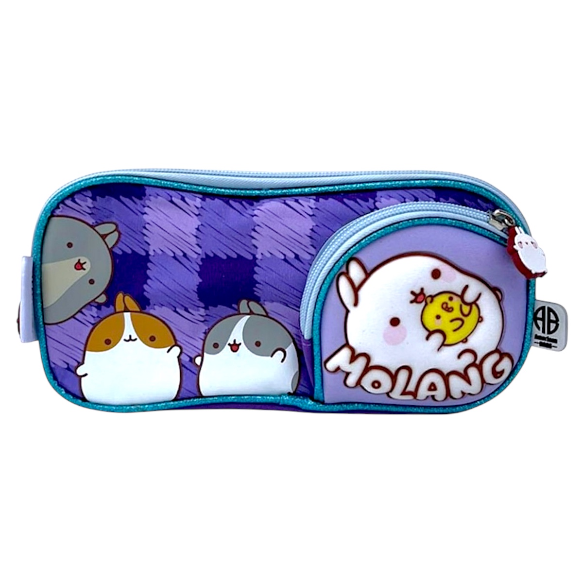 Foto 5 pulgar | Lapicera Estuche Escolar Infantil Con Doble Compartimiento Licencia Molang Color Morado