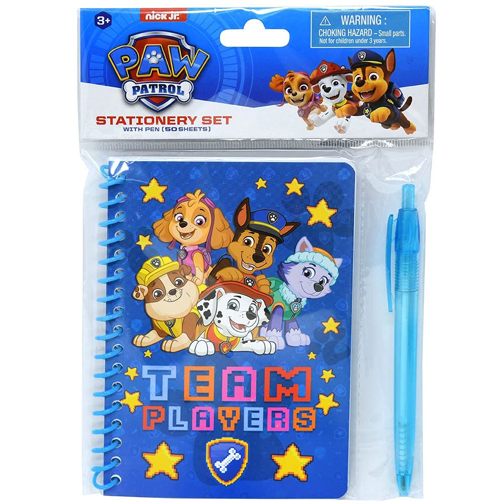 Cuaderno En Espiral Con Diseños Innovadores Paw Patrol Con Bolígrafo - Venta Internacional.