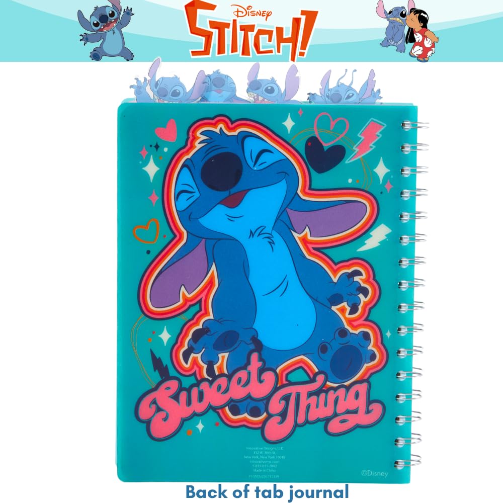 Foto 6 pulgar | Set De Cuadernos Con Diseños Innovadores Disney Stitch Tab Journal - Venta Internacional.